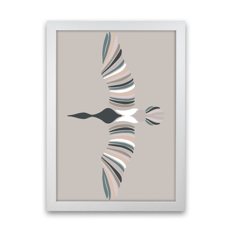Inspired Bird Art Print by Pixy Paper White Grain
