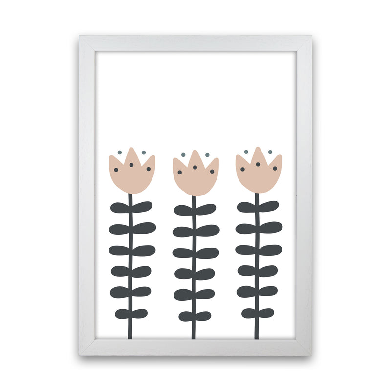Inspired Flowers Art Print by Pixy Paper White Grain
