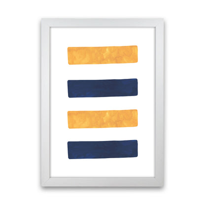 Horizon Abstract Lines  Art Print by Pixy Paper White Grain