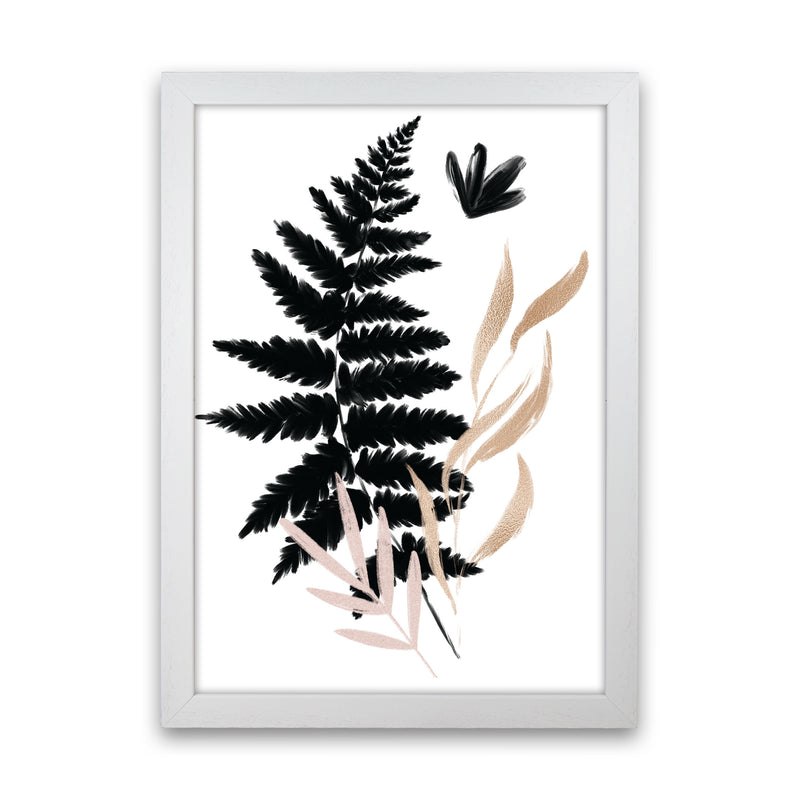 Delicate Floral 07 Art Print by Pixy Paper White Grain