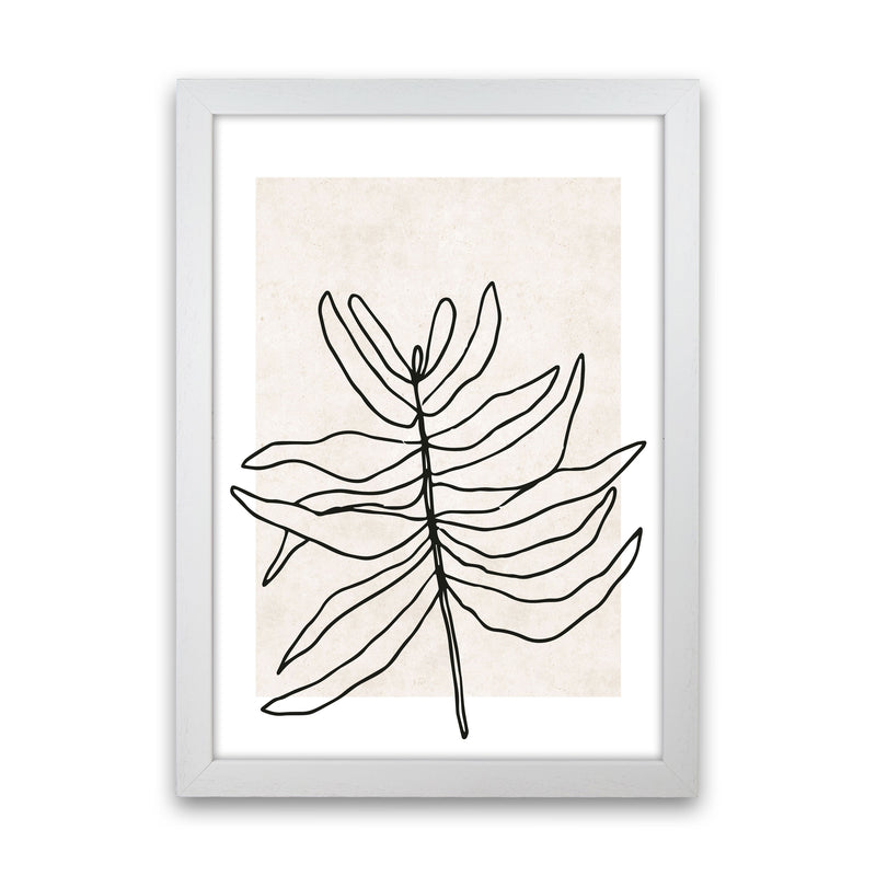 Autumn Wispa abstract Art Print by Pixy Paper White Grain