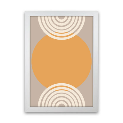 Autumn Orla abstract Art Print by Pixy Paper White Grain