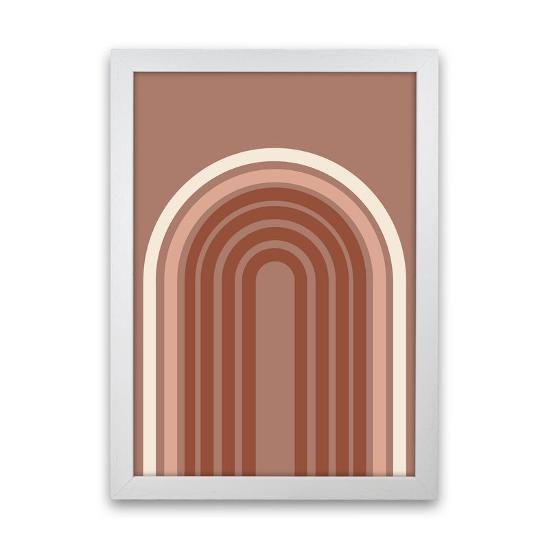 Autumn Aubrey abstract Art Print by Pixy Paper White Grain