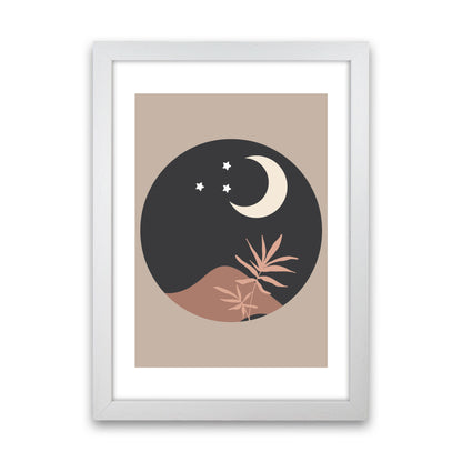 Autumn Kiara abstract Art Print by Pixy Paper White Grain