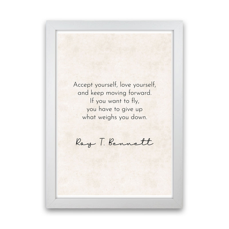 If You Want To Fly - Roy Bennett Art Print by Pixy Paper White Grain