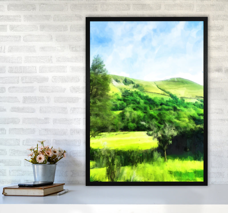Snowdonia by Day Art Print by Proper Job Studio A1 White Frame