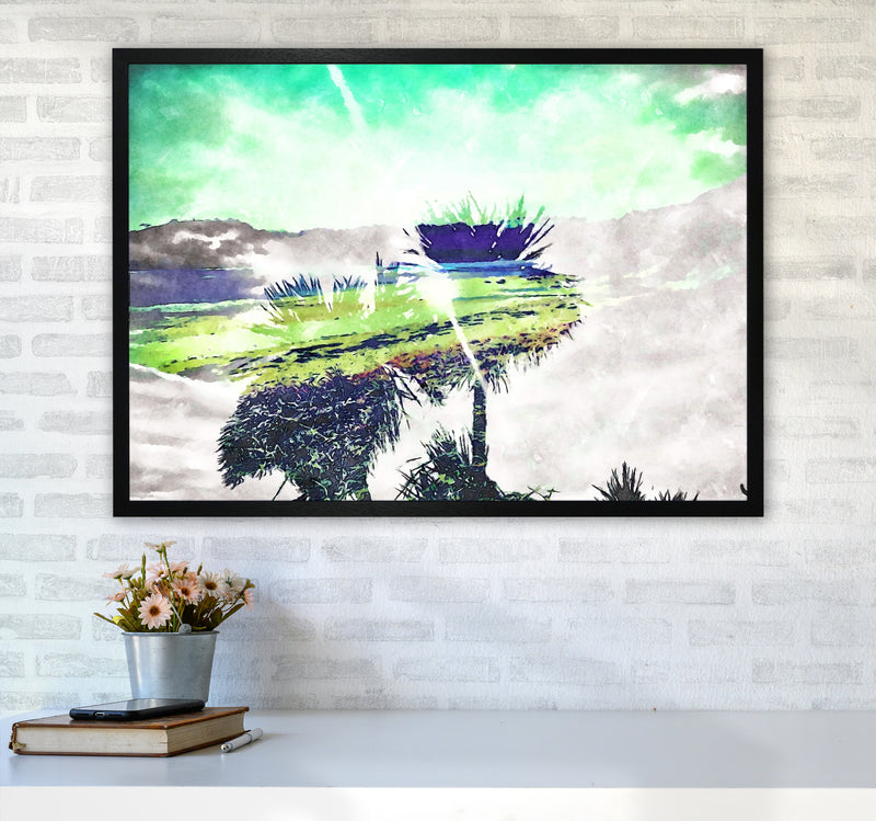 Hazy Sun Art Print by Proper Job Studio A1 White Frame