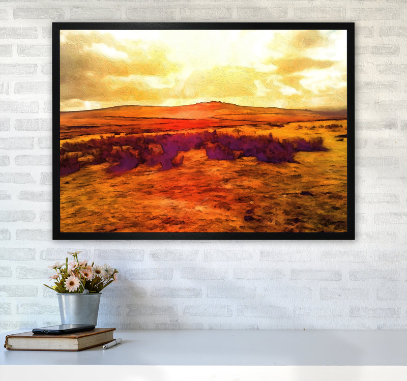 Dartmoor 3 Art Print by Proper Job Studio A1 White Frame