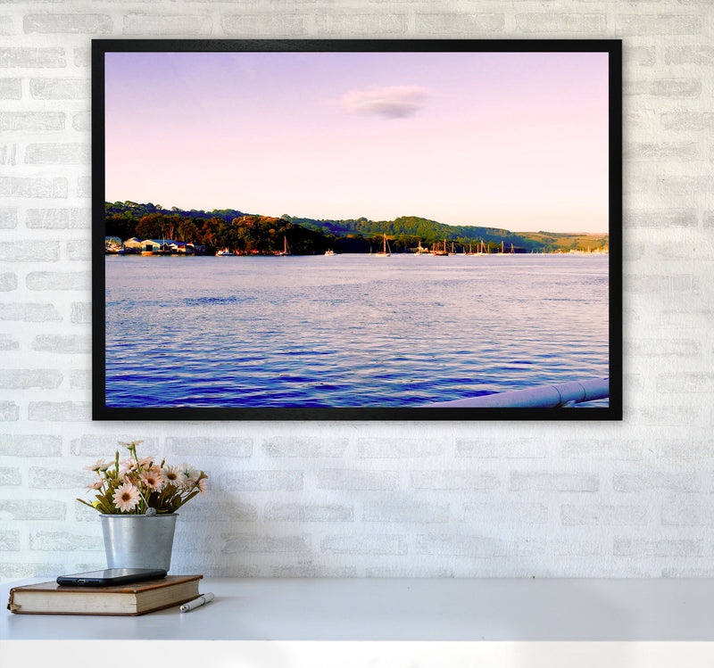 Calm ocean morning Art Print by Proper Job Studio A1 White Frame