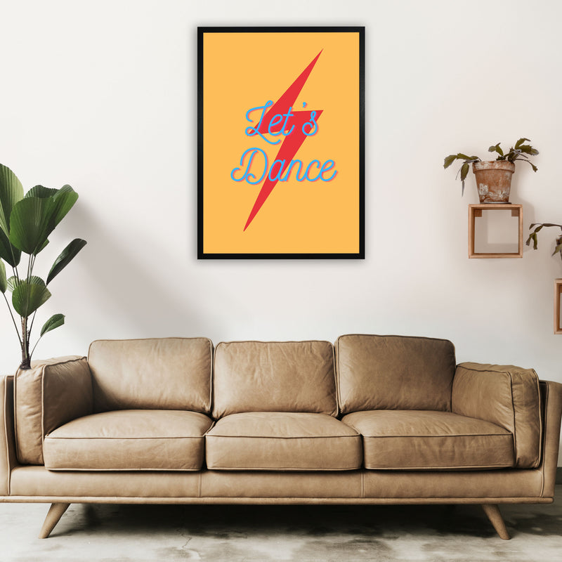 Let's dance 2 Art Print by Proper Job Studio A1 White Frame