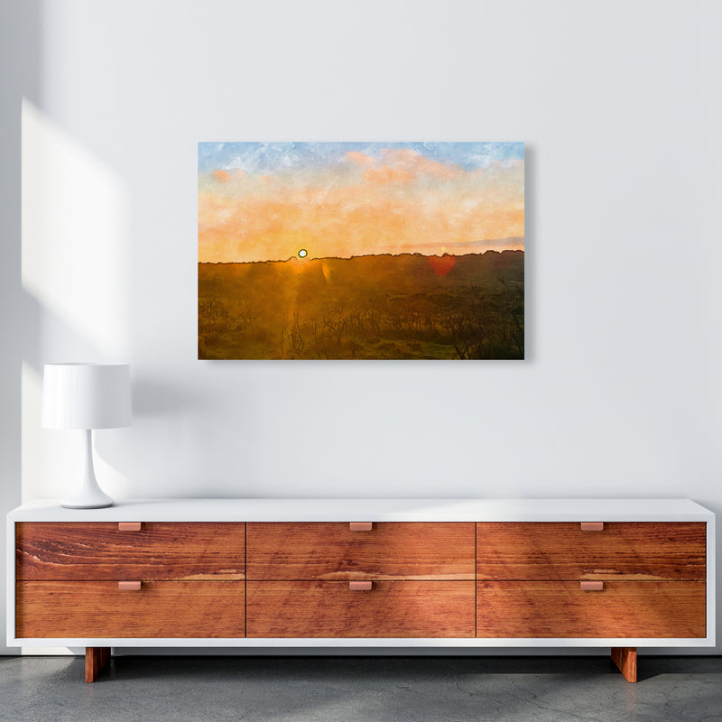 Sunset over Dartmoor A1 Canvas
