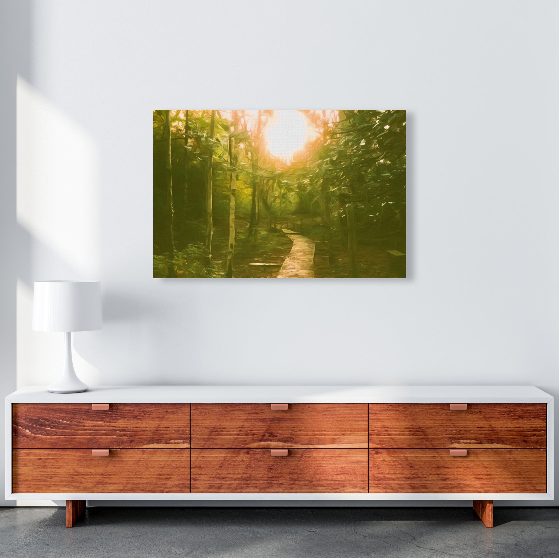 Autumn wood A1 Canvas