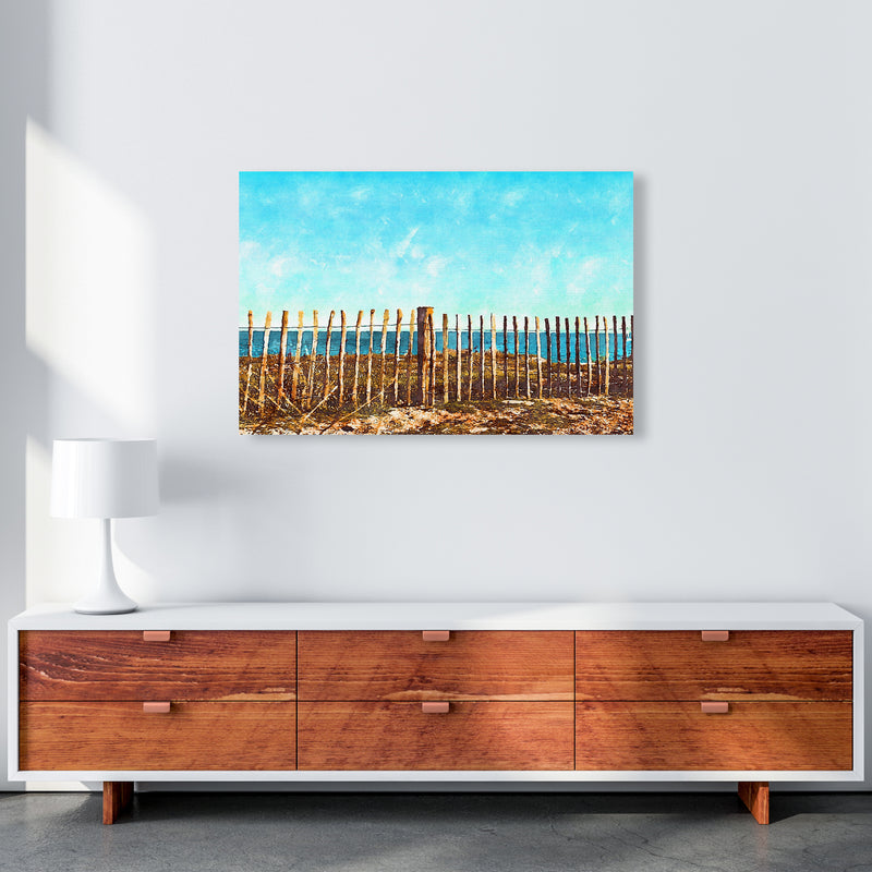 A day at the beach A1 Canvas