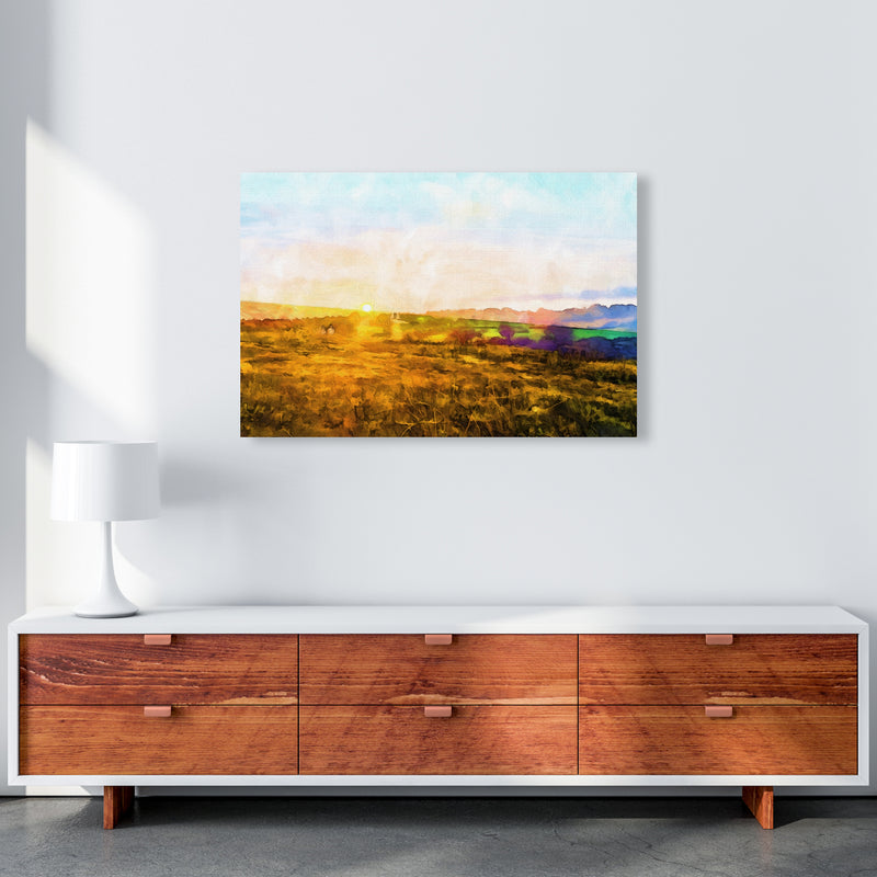 Dartmoor Sunset Art Print by Proper Job Studio A1 Canvas