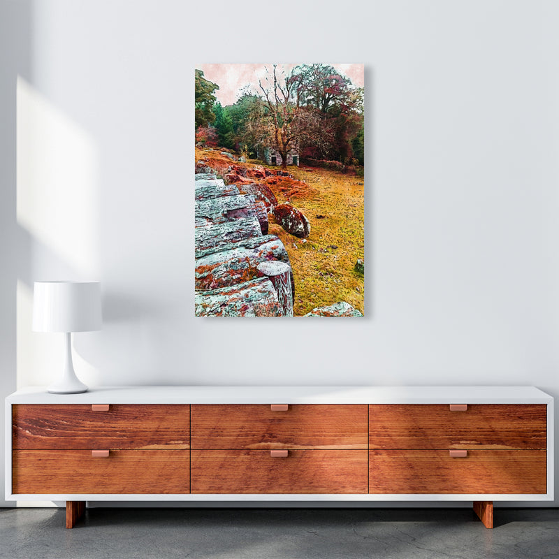 House on Dartmoor Art Print by Proper Job Studio A1 Canvas