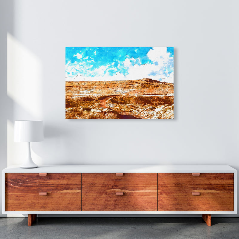 Dartmoor Tor Art Print by Proper Job Studio A1 Canvas