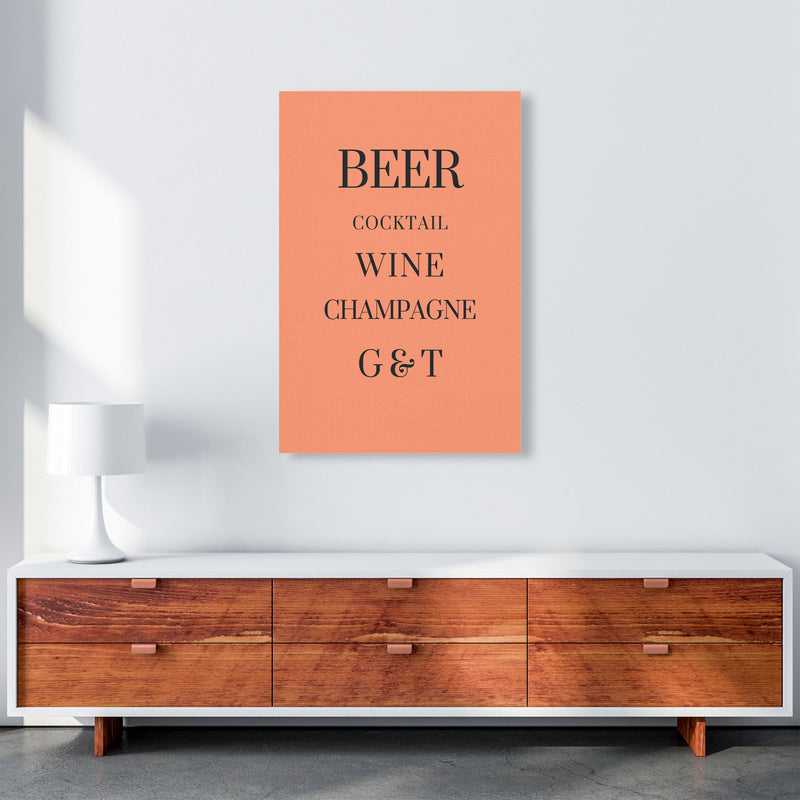 Drinks Art Print by Proper Job Studio A1 Canvas