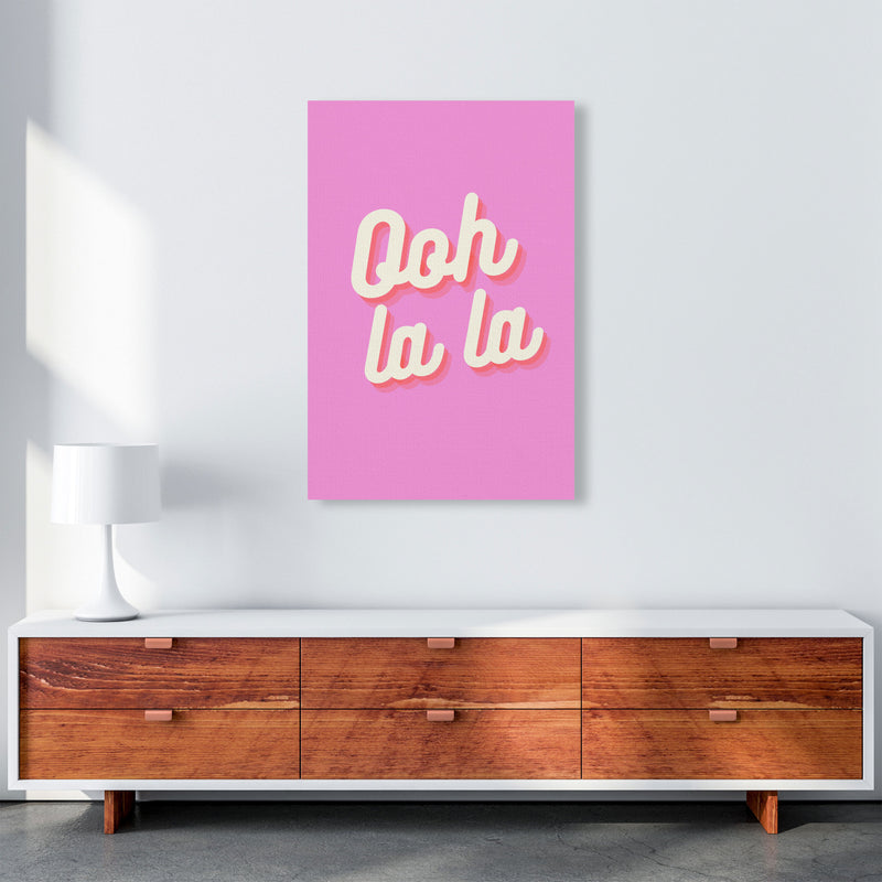 Ooh la la Art Print by Proper Job Studio A1 Canvas