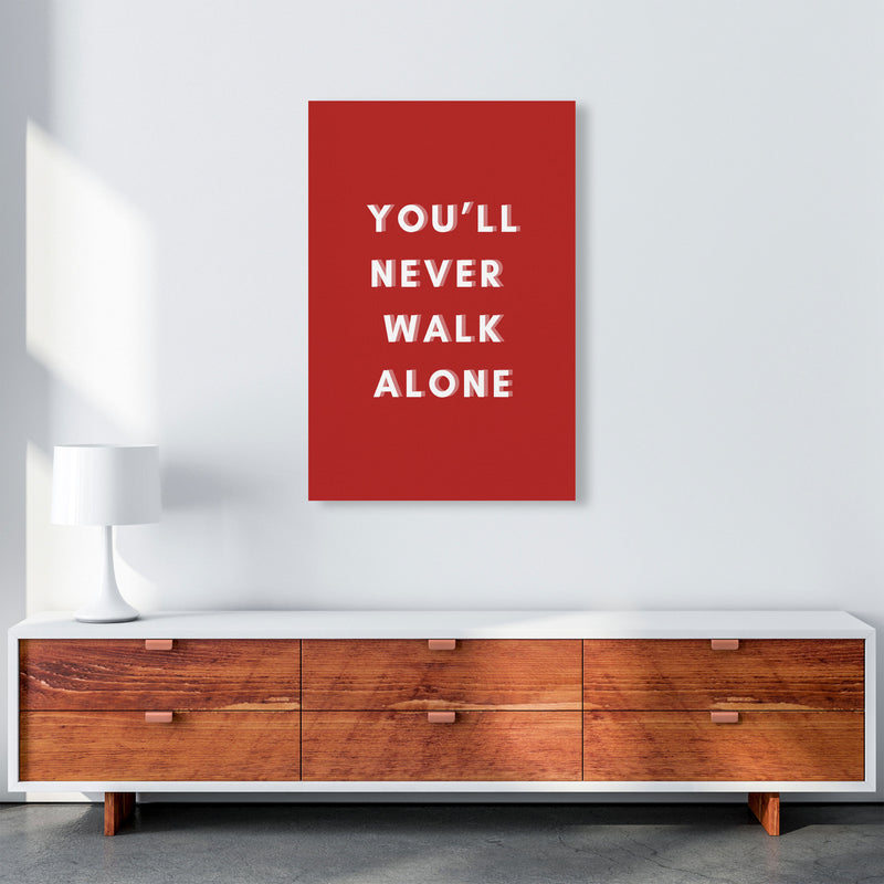 You'll never walk alone Art Print by Proper Job Studio A1 Canvas