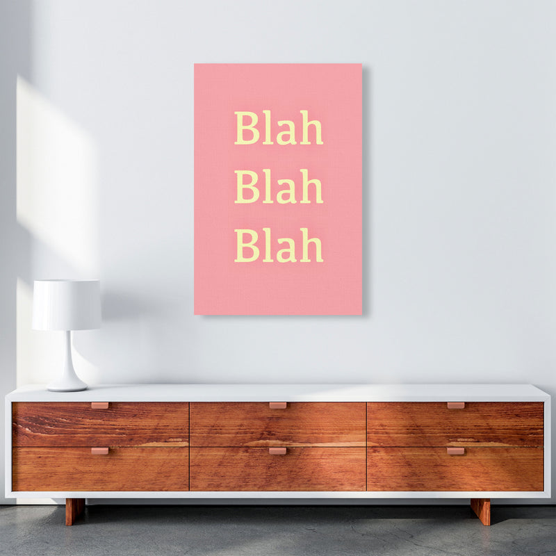 Blah Blah Blah Art Print by Proper Job Studio A1 Canvas