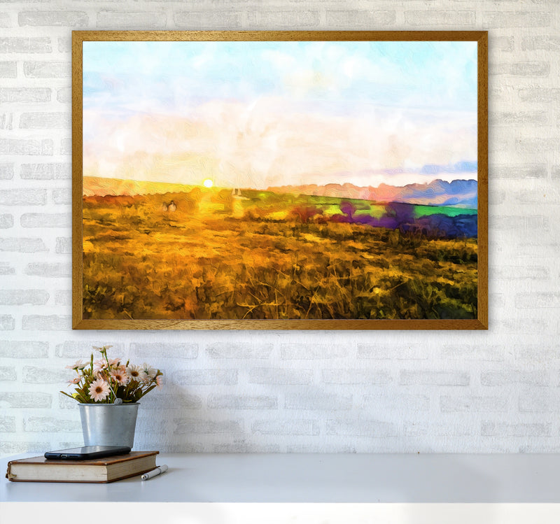 Dartmoor Sunset Art Print by Proper Job Studio A1 Print Only