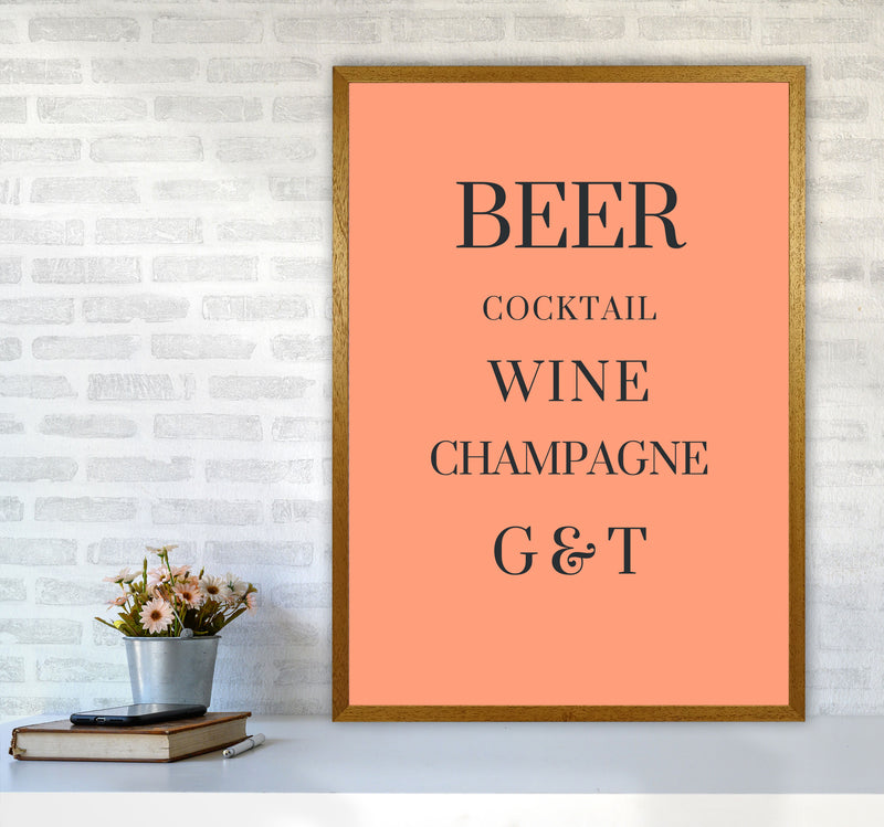 Drinks Art Print by Proper Job Studio A1 Print Only