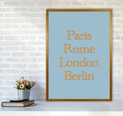 Cities (2) Art Print by Proper Job Studio A1 Print Only