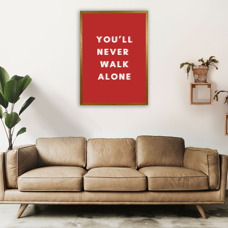 You'll never walk alone Art Print by Proper Job Studio A1 Print Only