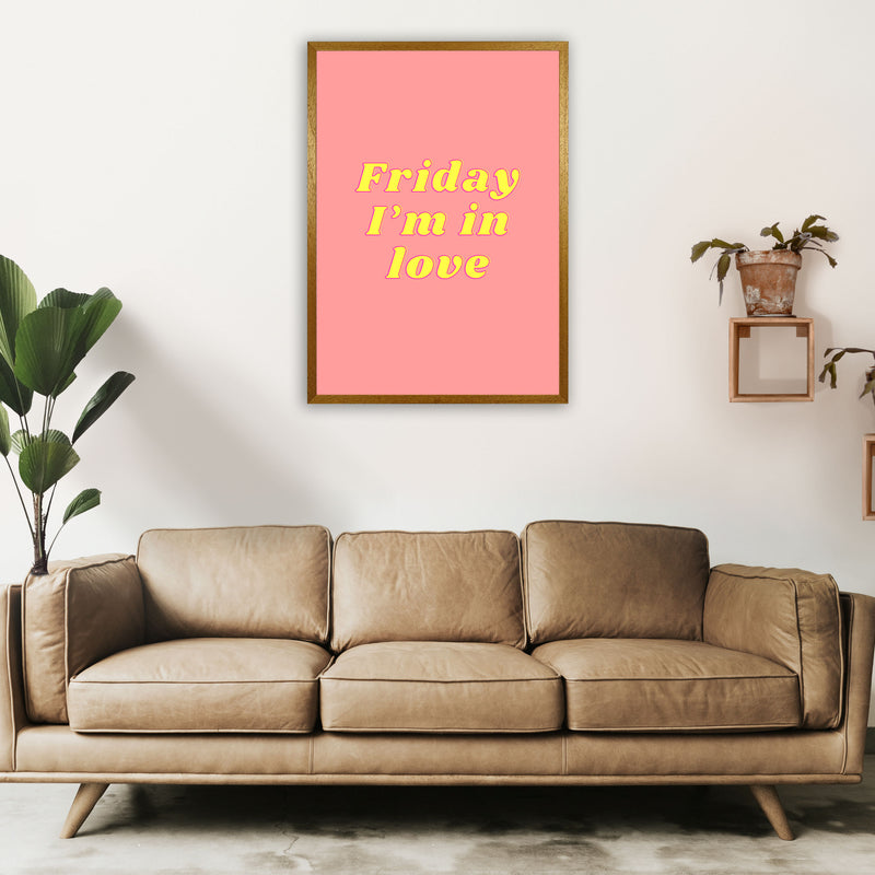 Friday I'm in love Art Print by Proper Job Studio A1 Print Only