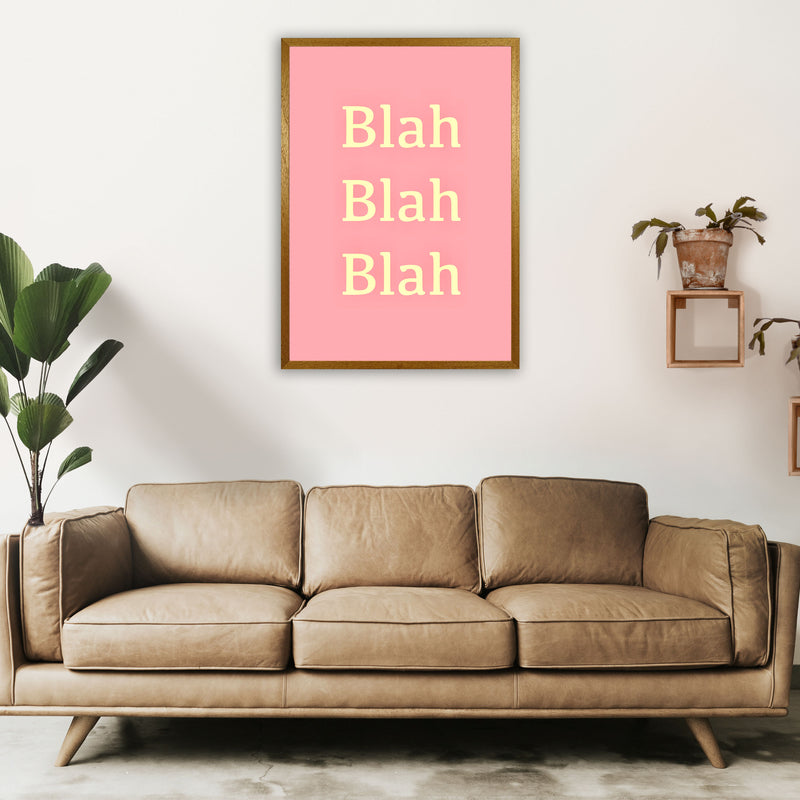 Blah Blah Blah Art Print by Proper Job Studio A1 Print Only