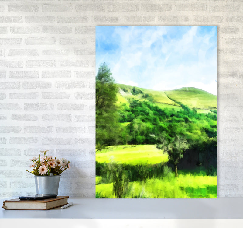 Snowdonia by Day Art Print by Proper Job Studio A1 Black Frame