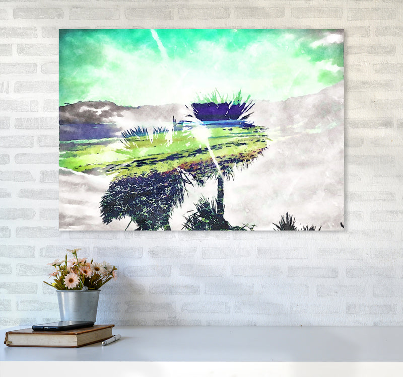 Hazy Sun Art Print by Proper Job Studio A1 Black Frame