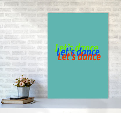 Let's Dance Art Print by Proper Job Studio A1 Black Frame