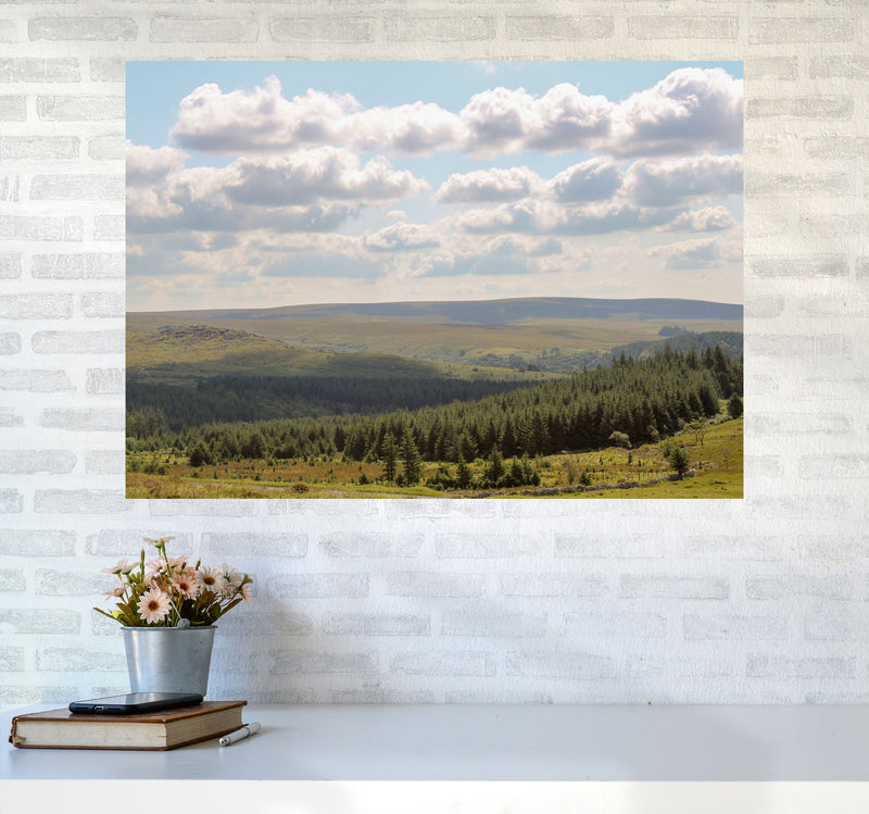 Dartmoor, 2021 Art Print by Proper Job Studio A1 Black Frame