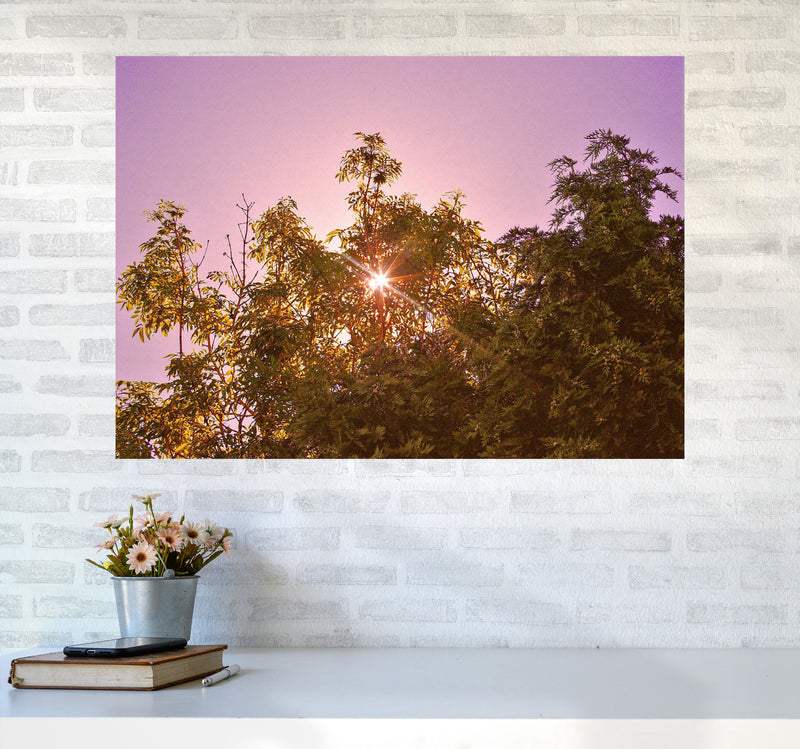 Blush Sunrise Art Print by Proper Job Studio A1 Black Frame