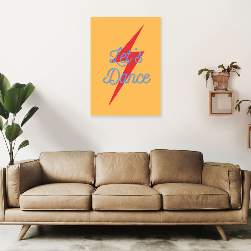 Let's dance 2 Art Print by Proper Job Studio A1 Black Frame
