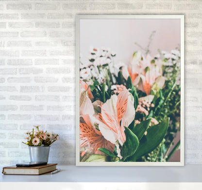 Flowers Photography Art Print by Proper Job Studio A1 Oak Frame
