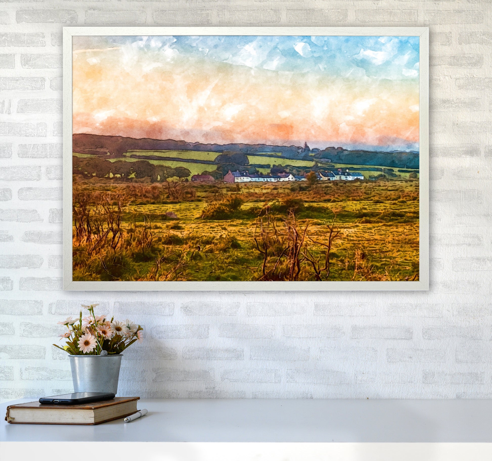 Looking over Dartmoor A1 Oak Frame