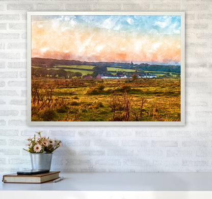 Looking over Dartmoor A1 Oak Frame