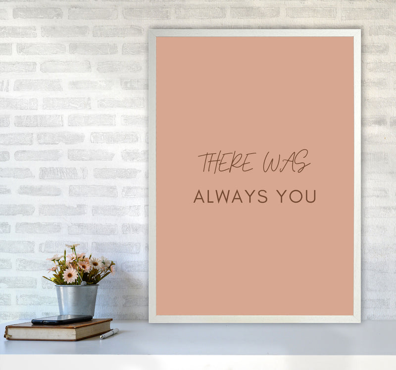 There was you Art Print by Proper Job Studio A1 Oak Frame