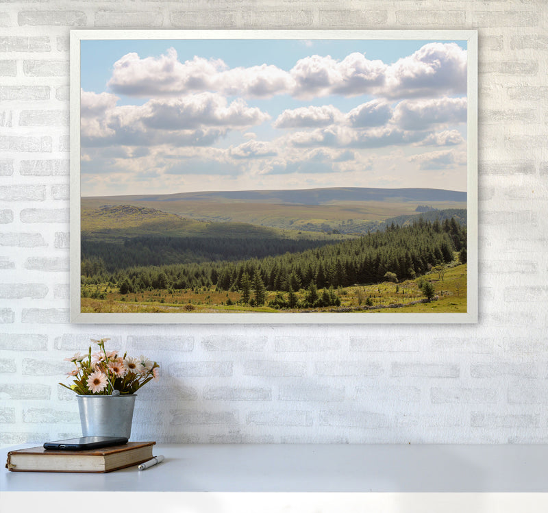 Dartmoor, 2021 Art Print by Proper Job Studio A1 Oak Frame