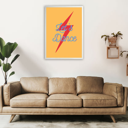 Let's dance 2 Art Print by Proper Job Studio A1 Oak Frame