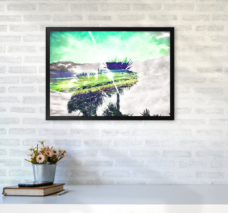 Hazy Sun Art Print by Proper Job Studio A2 White Frame