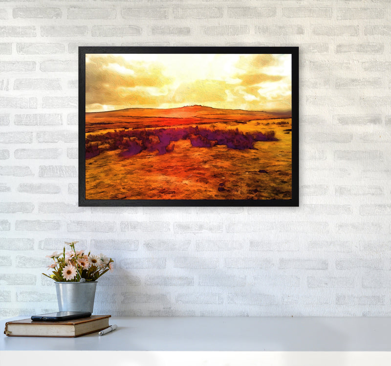 Dartmoor 3 Art Print by Proper Job Studio A2 White Frame