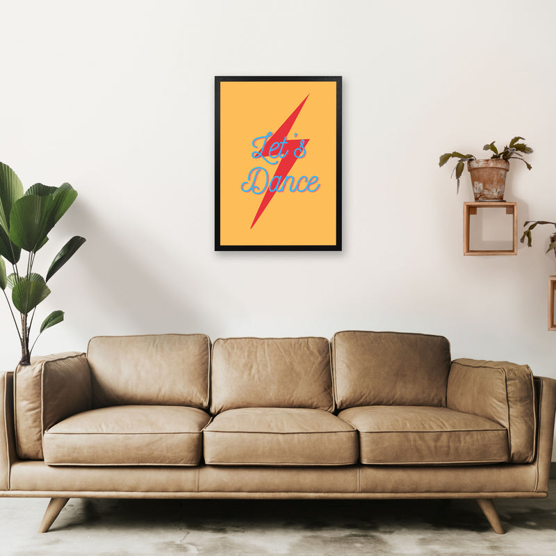 Let's dance 2 Art Print by Proper Job Studio A2 White Frame
