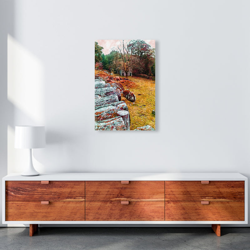 House on Dartmoor Art Print by Proper Job Studio A2 Canvas