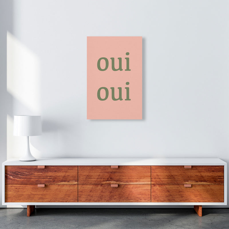 OUI OUI Art Print by Proper Job Studio A2 Canvas