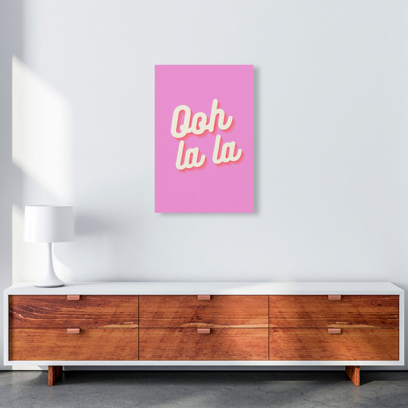 Ooh la la Art Print by Proper Job Studio A2 Canvas