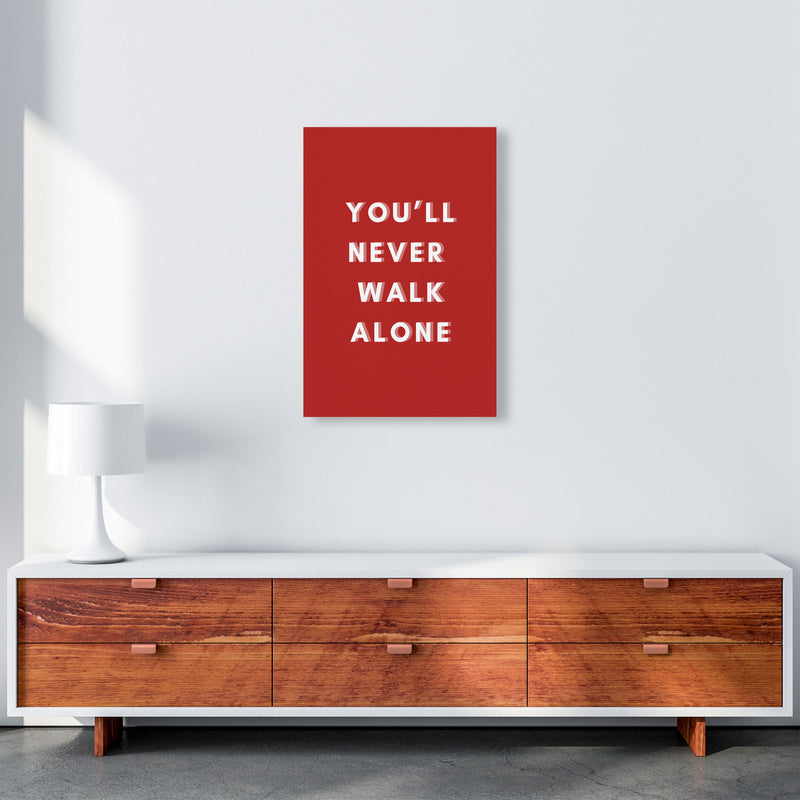 You'll never walk alone Art Print by Proper Job Studio A2 Canvas