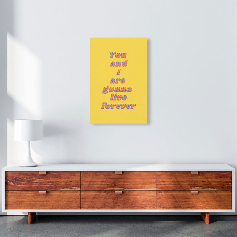Live forever Art Print by Proper Job Studio A2 Canvas